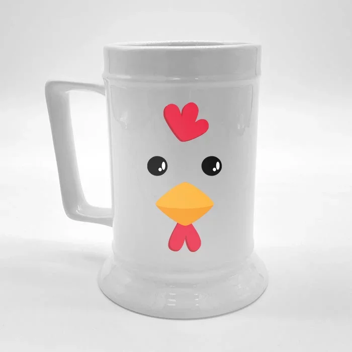 Chicken Halloween Costume Front & Back Beer Stein