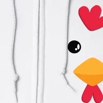 Chicken Halloween Costume Full Zip Hoodie