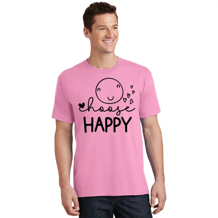 Choose Happy Cute Smile Face T-Shirt