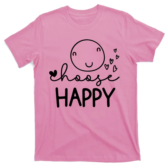 Choose Happy Cute Smile Face T-Shirt