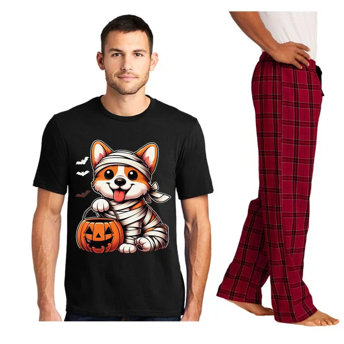 Cute Halloween Costume Welsh Corgi Mummy Dog Lover Pajama Set