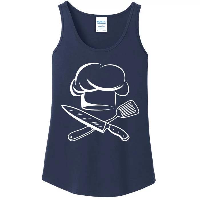 Chef Hat Culinary Sous Chef Cuisine Kitchen Chief Cook Tools Ladies Essential Tank