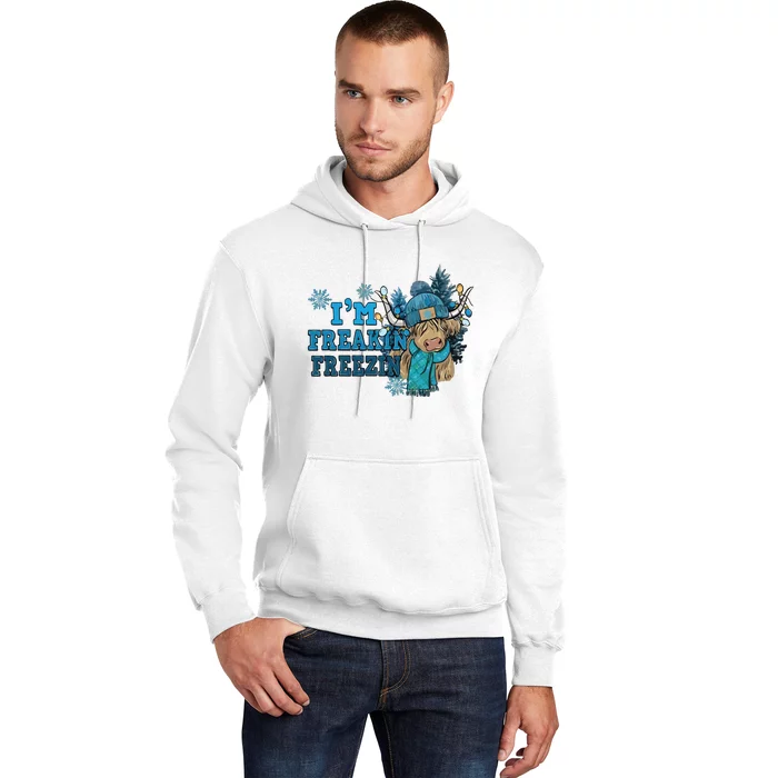 Christmas Highland Cow Country Western Christmas Hoodie