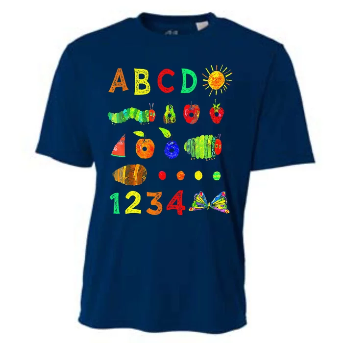 Cute Hungry Caterpillar Transformation Back To School Cooling Performance Crew T-Shirt