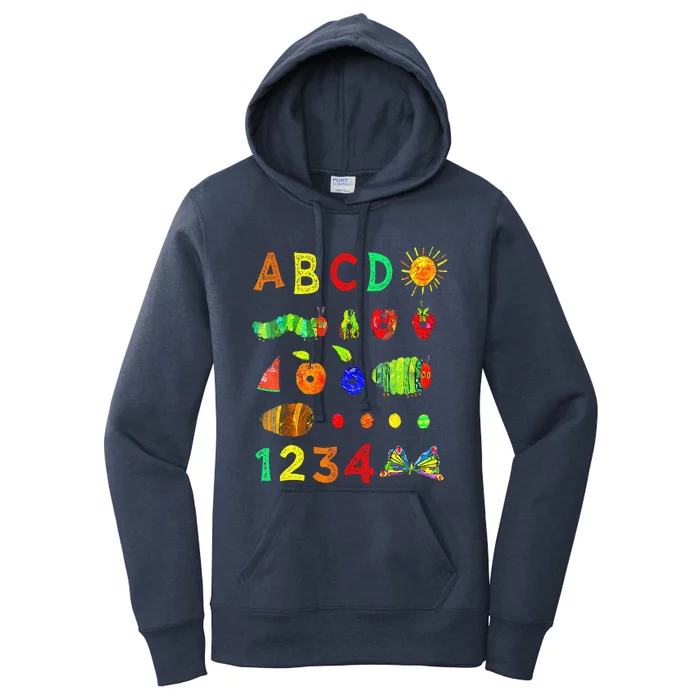 Cute Hungry Caterpillar Transformation Back To School Women's Pullover Hoodie