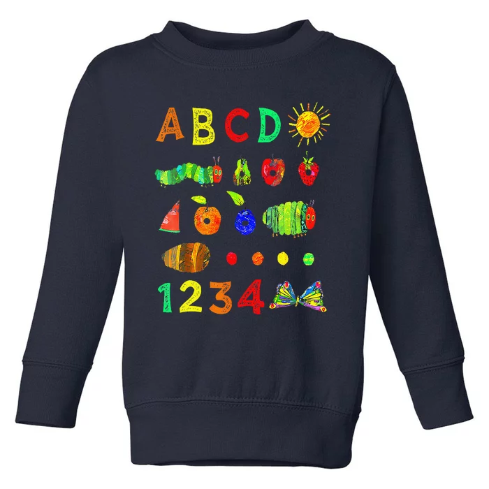 Cute Hungry Caterpillar Transformation Back To School Toddler Sweatshirt