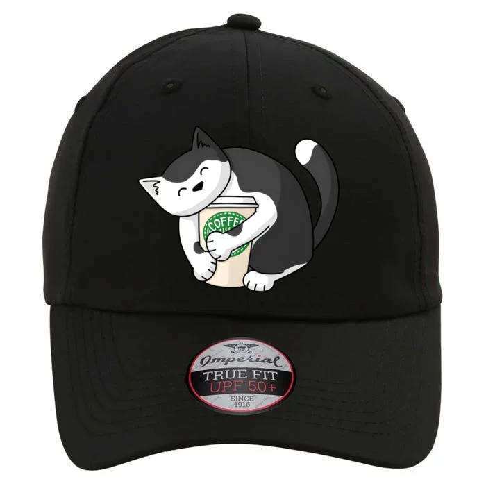 Coffee Hug Cat Coffee Lover Kitten Cute Pet The Original Performance Cap