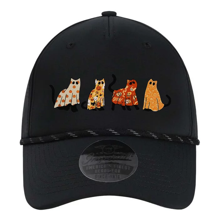 Cat Halloween Cat Lover Spooky Season Fall Autumn Performance The Dyno Cap