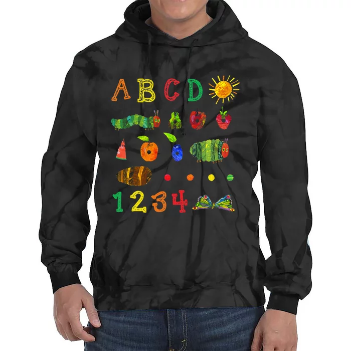 Cute Hungry Caterpillar Transformation Back To School Tie Dye Hoodie