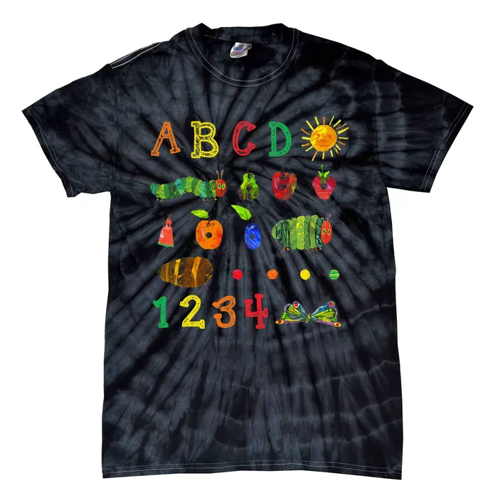 Cute Hungry Caterpillar Transformation Back To School Tie-Dye T-Shirt