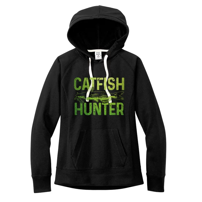 Catfish Hunter Catfishing Fishing Fisherman Gift Women's Fleece Hoodie