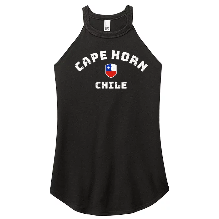 Cape Horn Chile Chilean Flag Women’s Perfect Tri Rocker Tank