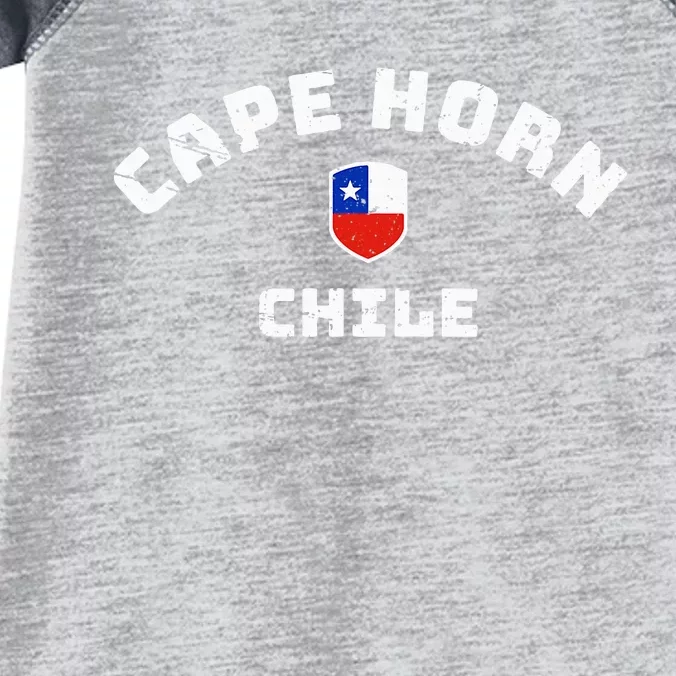 Cape Horn Chile Chilean Flag Infant Baby Jersey Bodysuit