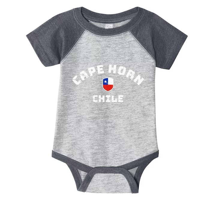 Cape Horn Chile Chilean Flag Infant Baby Jersey Bodysuit