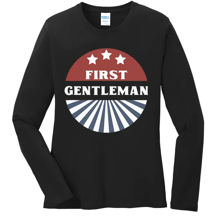 Couples Halloween Costume First Gentleman Ladies Long Sleeve Shirt