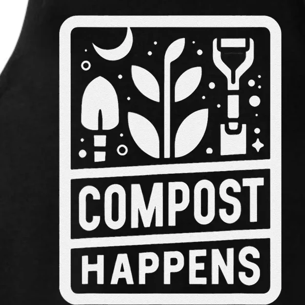 Compost Happens Ladies Tri-Blend Wicking Tank