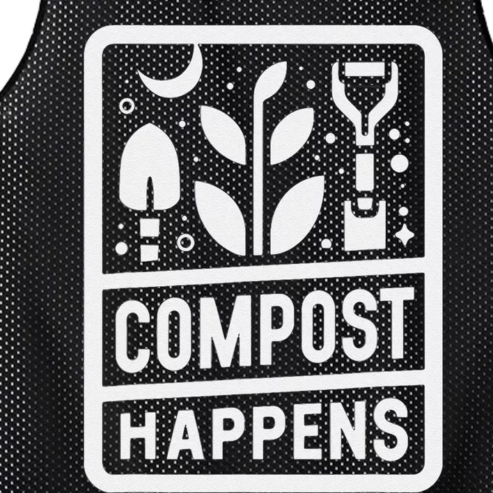 Compost Happens Mesh Reversible Basketball Jersey Tank