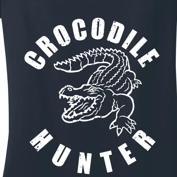 Crocodile Hunter Women's V-Neck T-Shirt