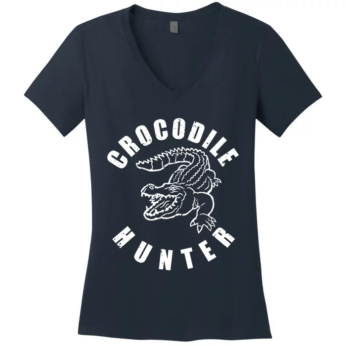 Crocodile Hunter Women's V-Neck T-Shirt