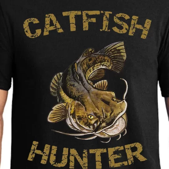 Catfish Hunter Catfish For Catfish Fisherman Pajama Set