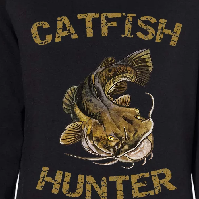 Catfish Hunter Catfish For Catfish Fisherman Womens California Wash Sweatshirt