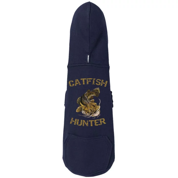 Catfish Hunter Catfish For Catfish Fisherman Doggie 3-End Fleece Hoodie