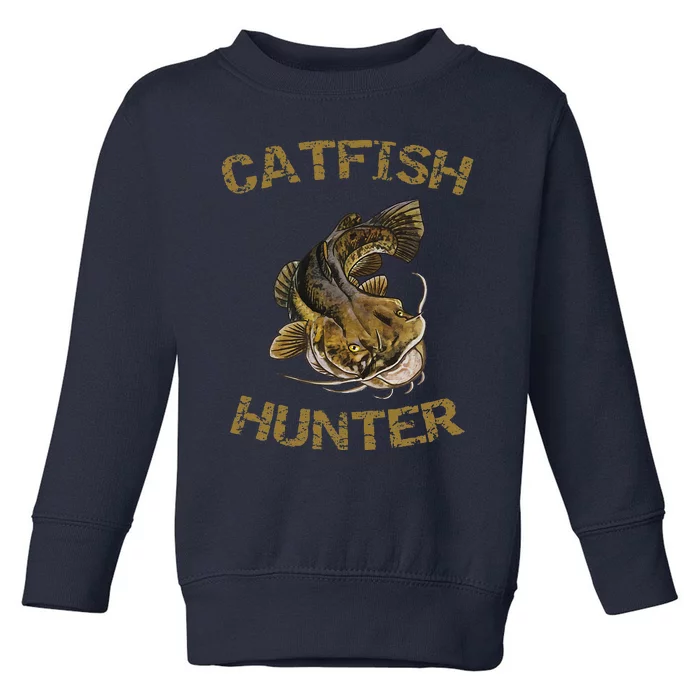 Catfish Hunter Catfish For Catfish Fisherman Toddler Sweatshirt