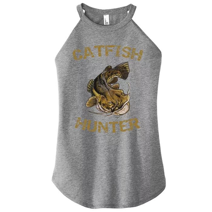 Catfish Hunter Catfish For Catfish Fisherman Women’s Perfect Tri Rocker Tank