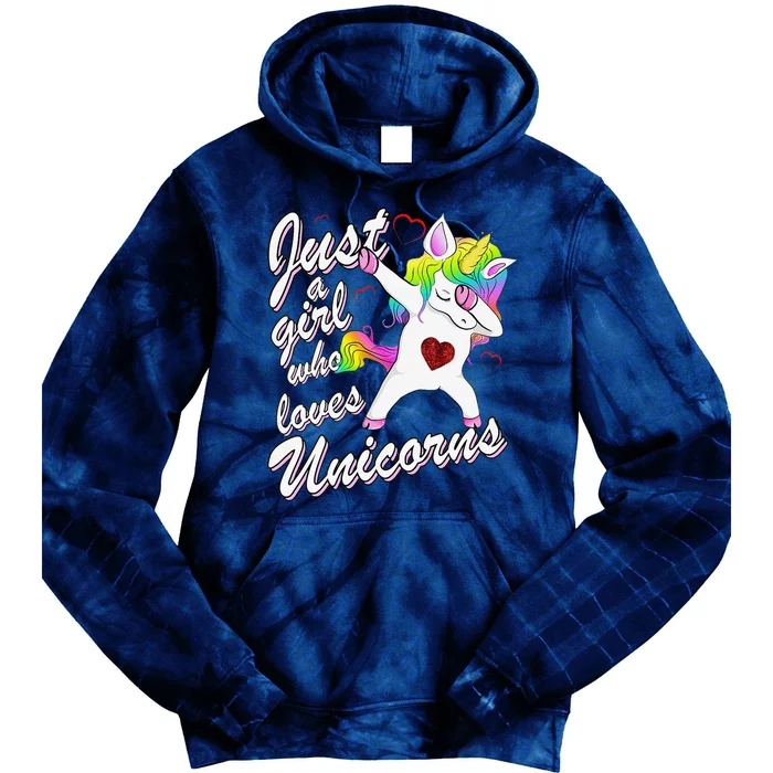 Cute Hearts Cuten Valentine's Day Gifts Unicorn Lover Tie Dye Hoodie