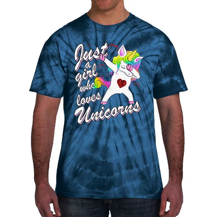 Cute Hearts Cuten Valentine's Day Gifts Unicorn Lover Tie-Dye T-Shirt