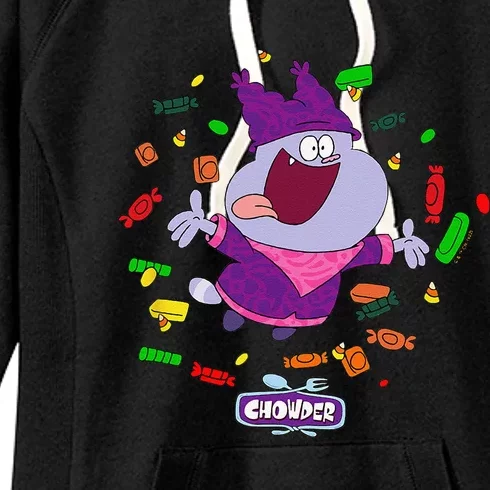 Chowder Halloween Candy Explosion Women's Fleece Hoodie