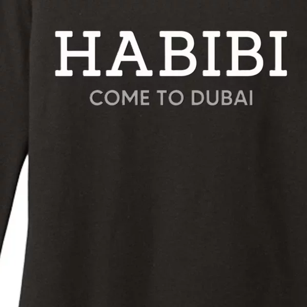 Cool Habibi Come To Dubai Womens CVC Long Sleeve Shirt