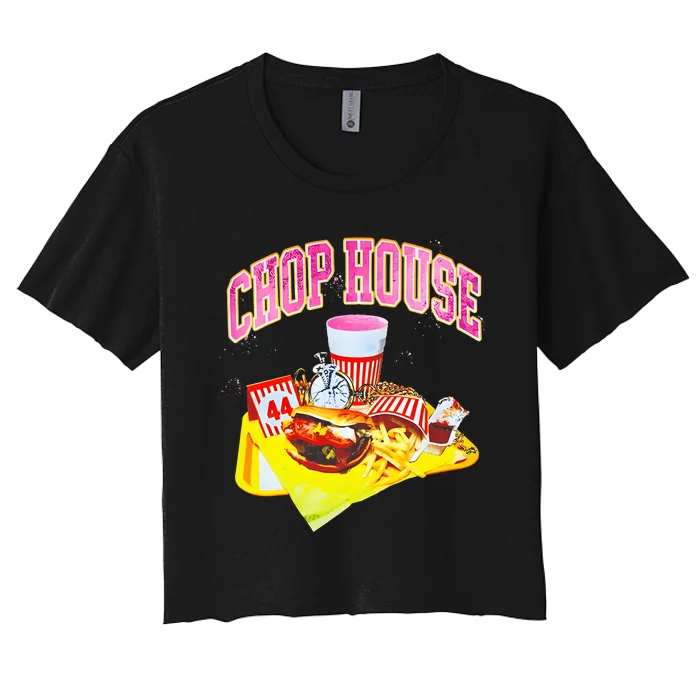 Chop House Women's Crop Top Tee