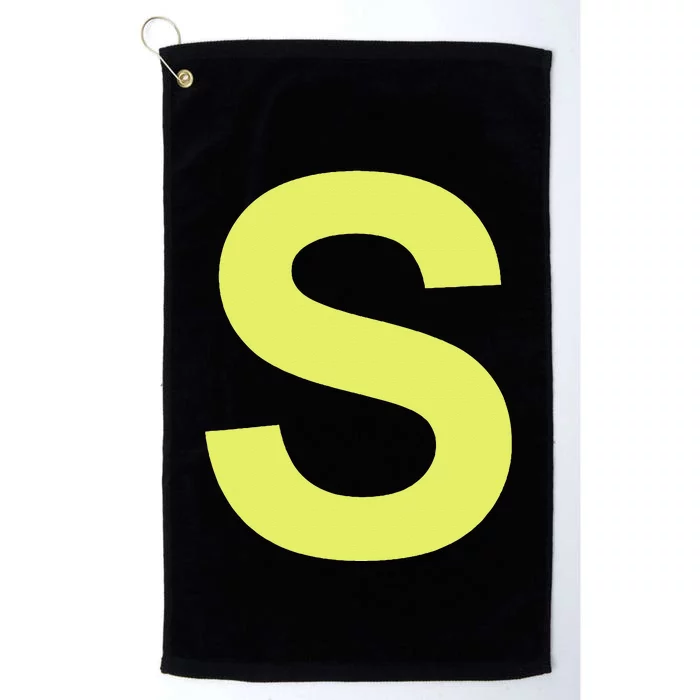 Chipmunk Halloween Carnival Group Costume Letter S Blu Platinum Collection Golf Towel