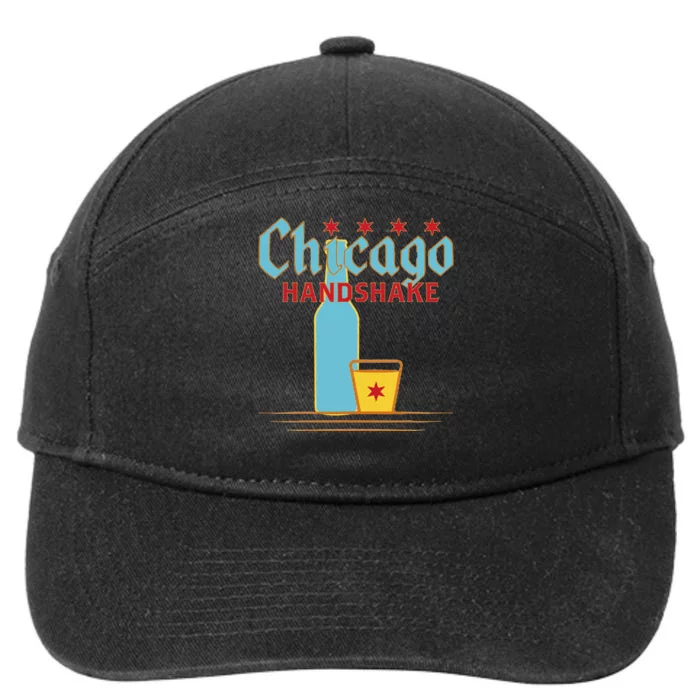 Chicago Handshake 7-Panel Snapback Hat