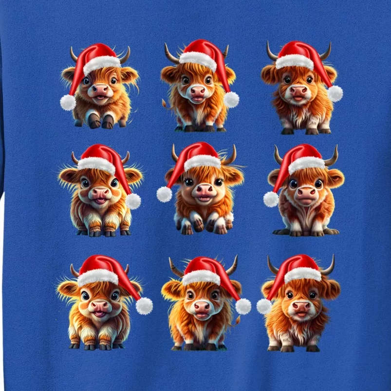 Cute Highland Cows Christmas Hairy Cows Or Cute Gift Sweatshirt