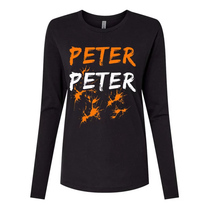 Couples Halloween Costume  Peter Pumpkin Eater Womens Cotton Relaxed Long Sleeve T-Shirt