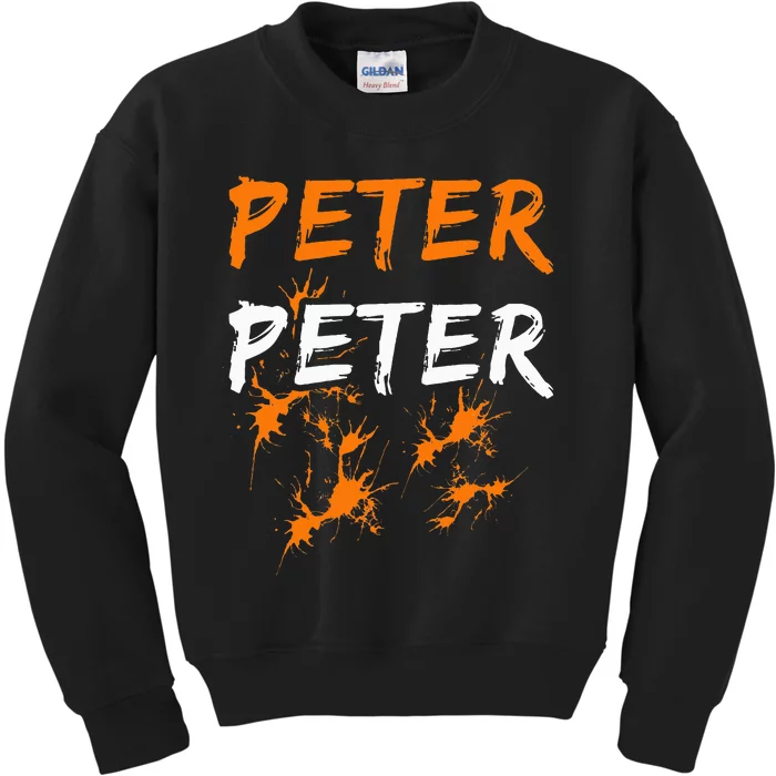 Couples Halloween Costume  Peter Pumpkin Eater Kids Sweatshirt