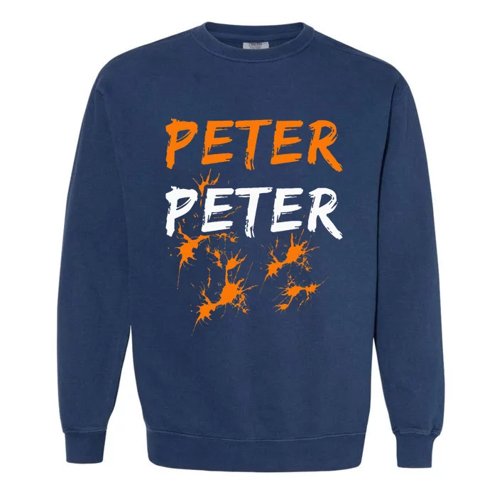 Couples Halloween Costume  Peter Pumpkin Eater Garment-Dyed Sweatshirt