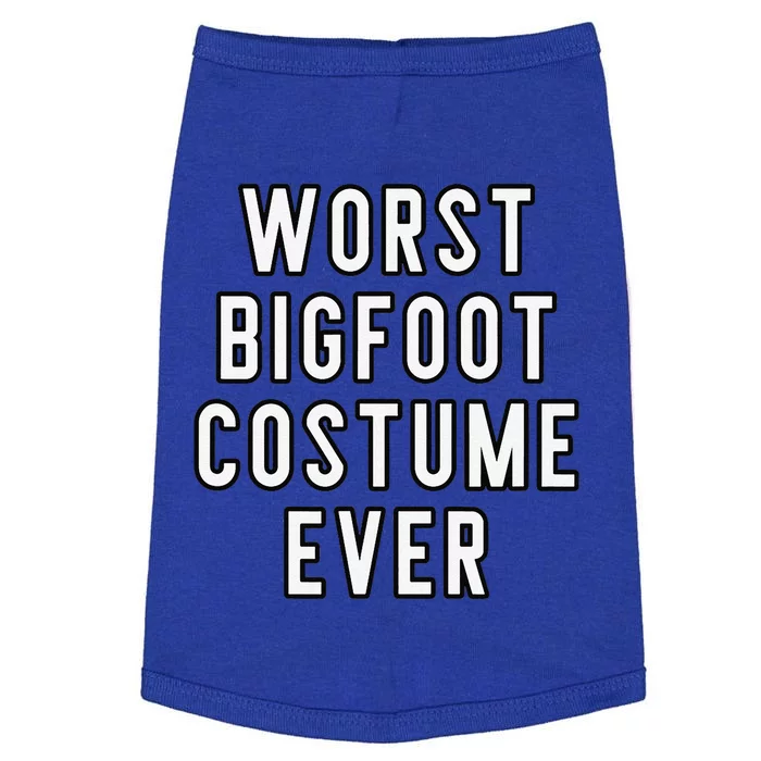 Couples Halloween Costume Worst Bigfoot Costume Ever Doggie Tank