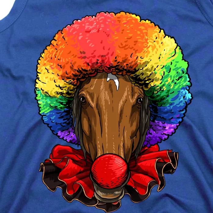 Clown Horse Carnival Circus Staff Farmer Horse Lover Cow Cool Gift Tank Top