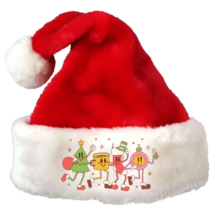 Christmas Holiday Celebration Retro Premium Christmas Santa Hat