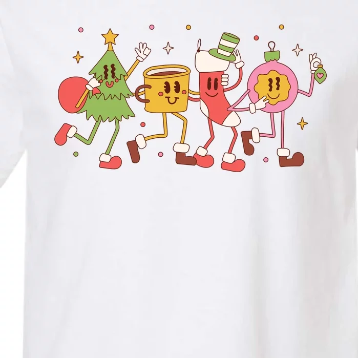 Christmas Holiday Celebration Retro Garment-Dyed Heavyweight T-Shirt