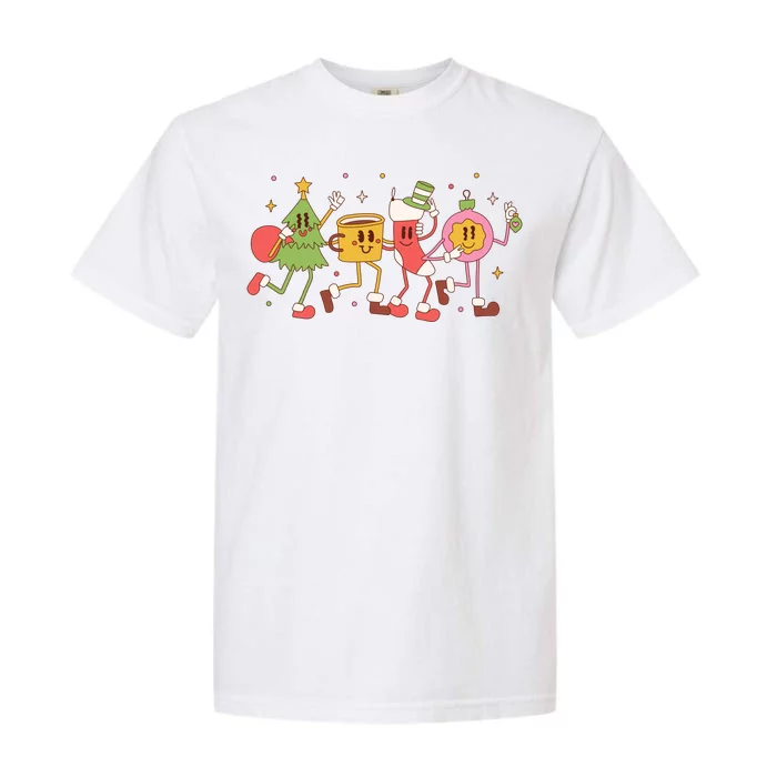 Christmas Holiday Celebration Retro Garment-Dyed Heavyweight T-Shirt