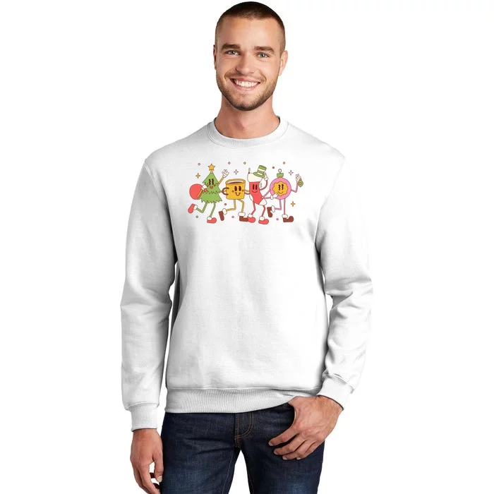 Christmas Holiday Celebration Retro Sweatshirt