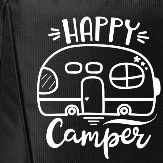 Cute Happy Camper Graphics Or Cute Gift City Backpack