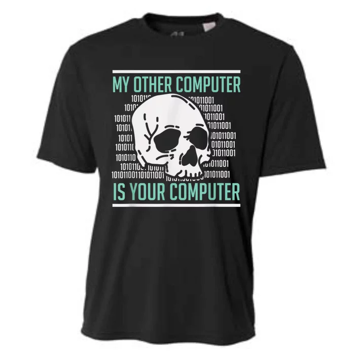 Cyber Hacker, Computer Security Expert, Cybersecurity Cooling Performance Crew T-Shirt