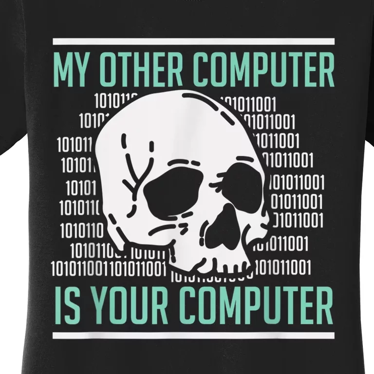 Cyber Hacker, Computer Security Expert, Cybersecurity Women's T-Shirt