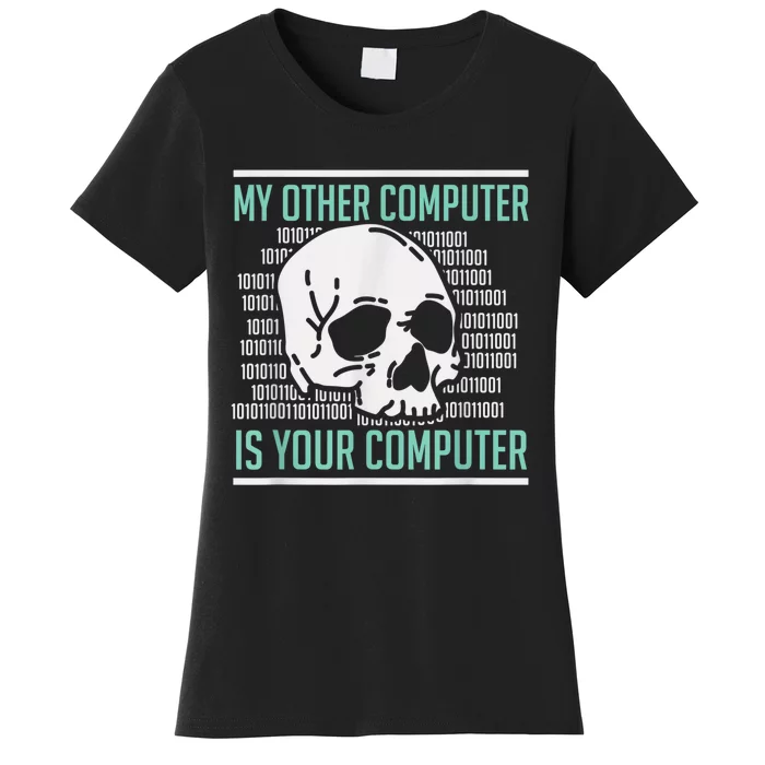 Cyber Hacker, Computer Security Expert, Cybersecurity Women's T-Shirt