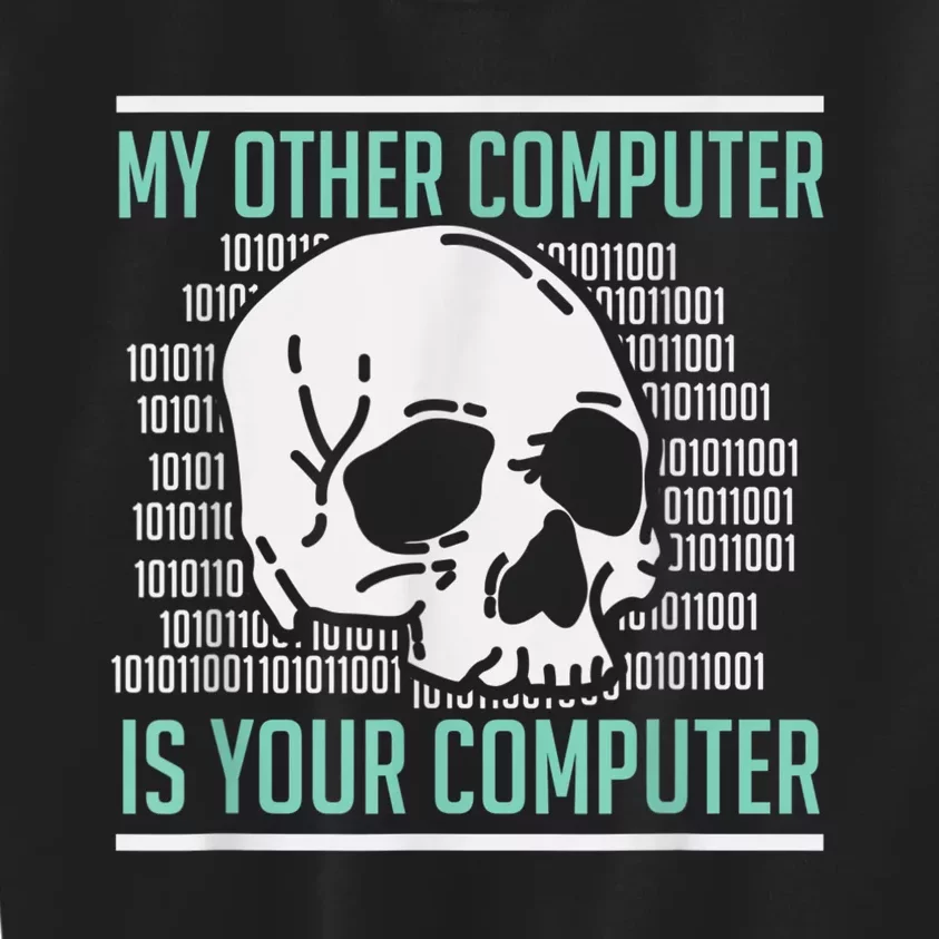 Cyber Hacker, Computer Security Expert, Cybersecurity Kids Sweatshirt